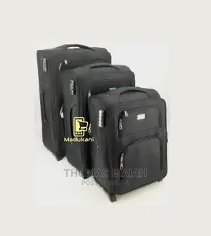 3PCS Softside Expandable Deluxe Luggage Suitcase With TSA Lo