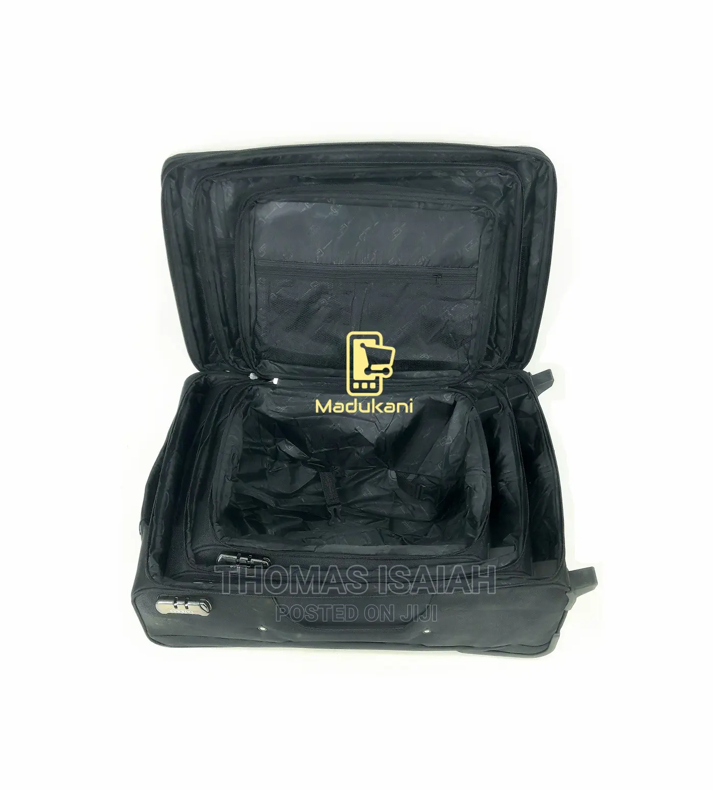 3PCS Softside Expandable Deluxe Luggage Suitcase With TSA Lo