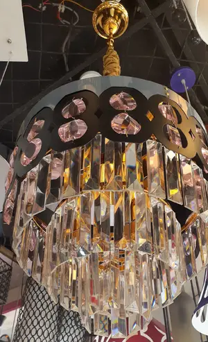 Crystals Chandelier for 4 Bulbs