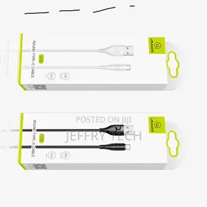 USAMS PVC 1m 2A Type-C USB Charging Cable Charger Data Type