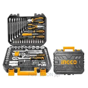 Ingco 100pcs Socket, Spanner Hand Tool Set Hkthp21001