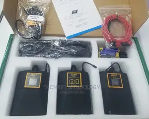 Dual Channel Uhf Wireless Lavalier Lapel Microphone