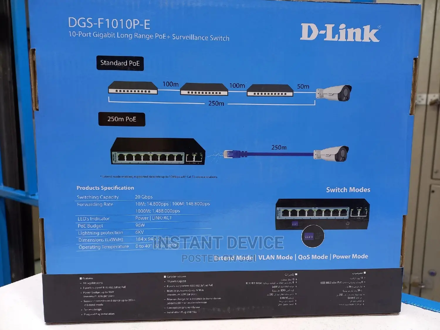 10 Port Dlink POE Switch
