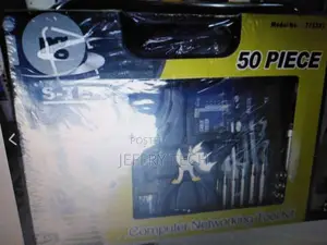 New S-Tek 50 Piece Computer Networking Tool Kit For