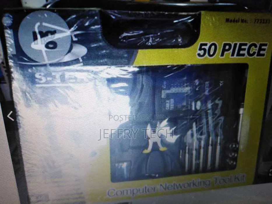 New S-Tek 50 Piece Computer Networking Tool Kit For
