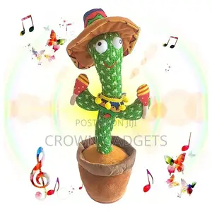 2021 New Cactus Plush Toys, Electronic Shake Dancing Toy