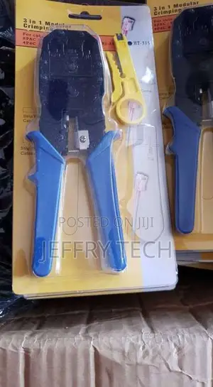 Crimping Tool, For RJ 45 RJ 11 RJ 12 Modular Plugs