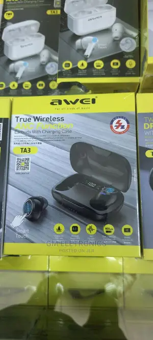 Awei TA3 (Active Noise Cancelling) TWS Wireless BT Earbuds