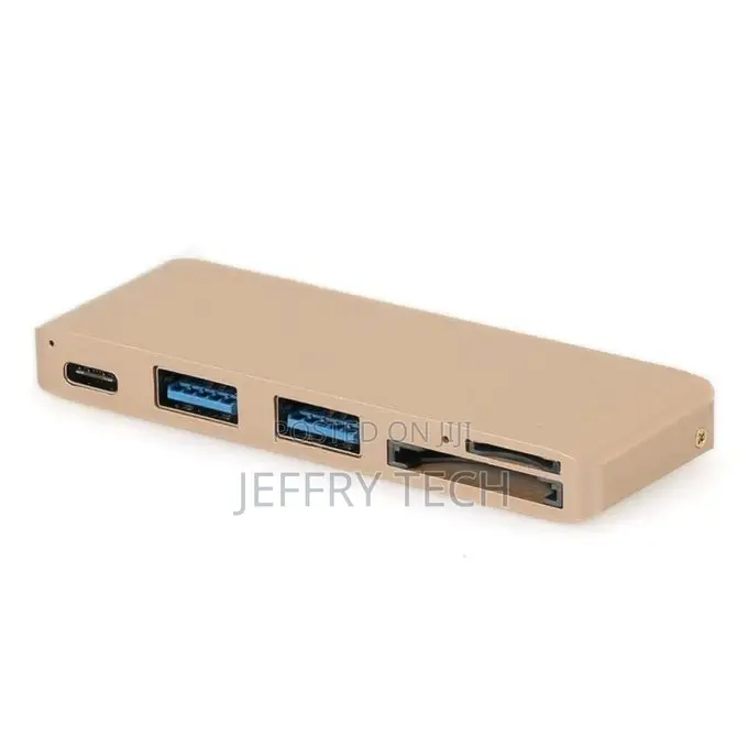 USB 3.0 High Speed Splitter Hub Adapter Type-C SD Cardreader
