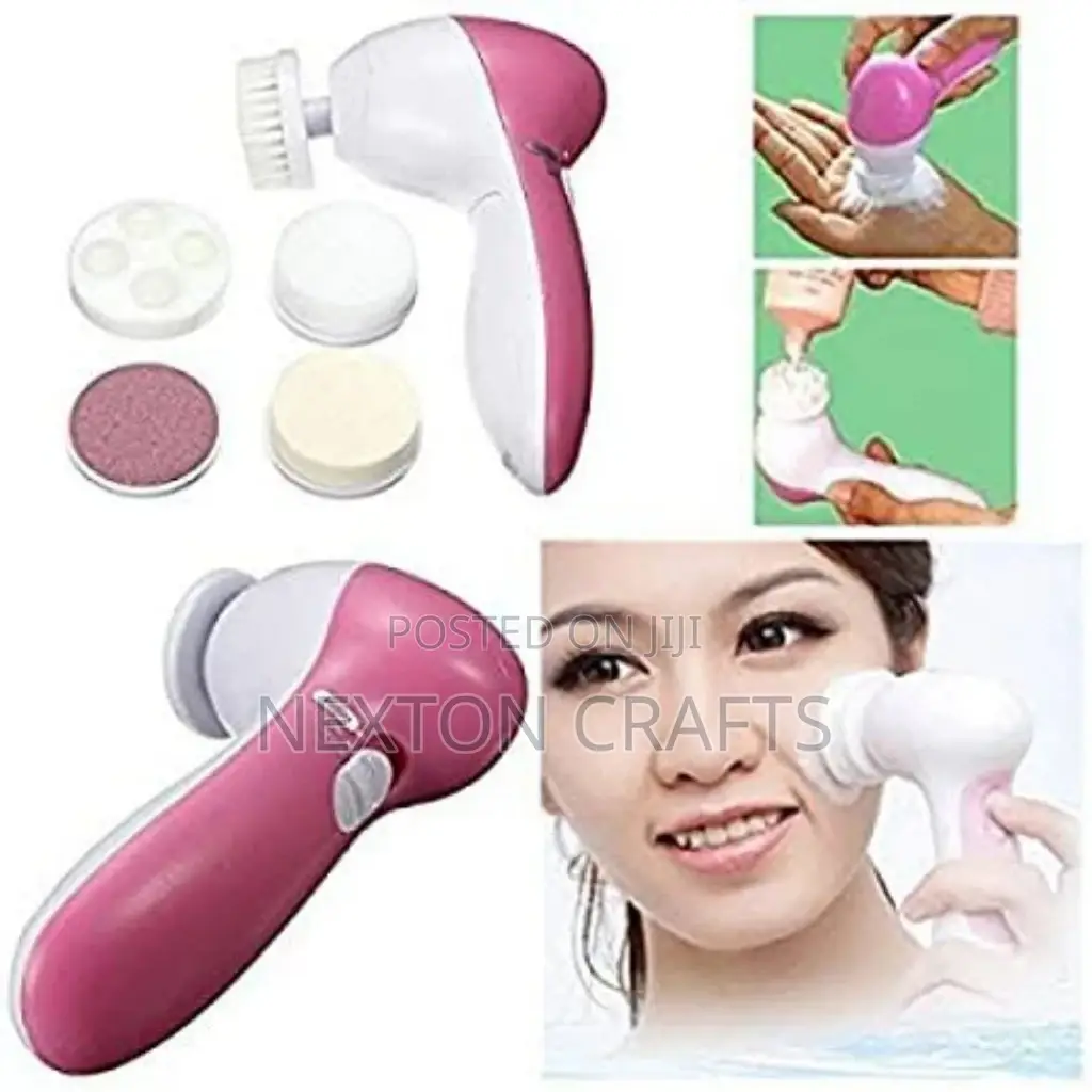 Beauty Care Face Massager With 5 Different Tool
