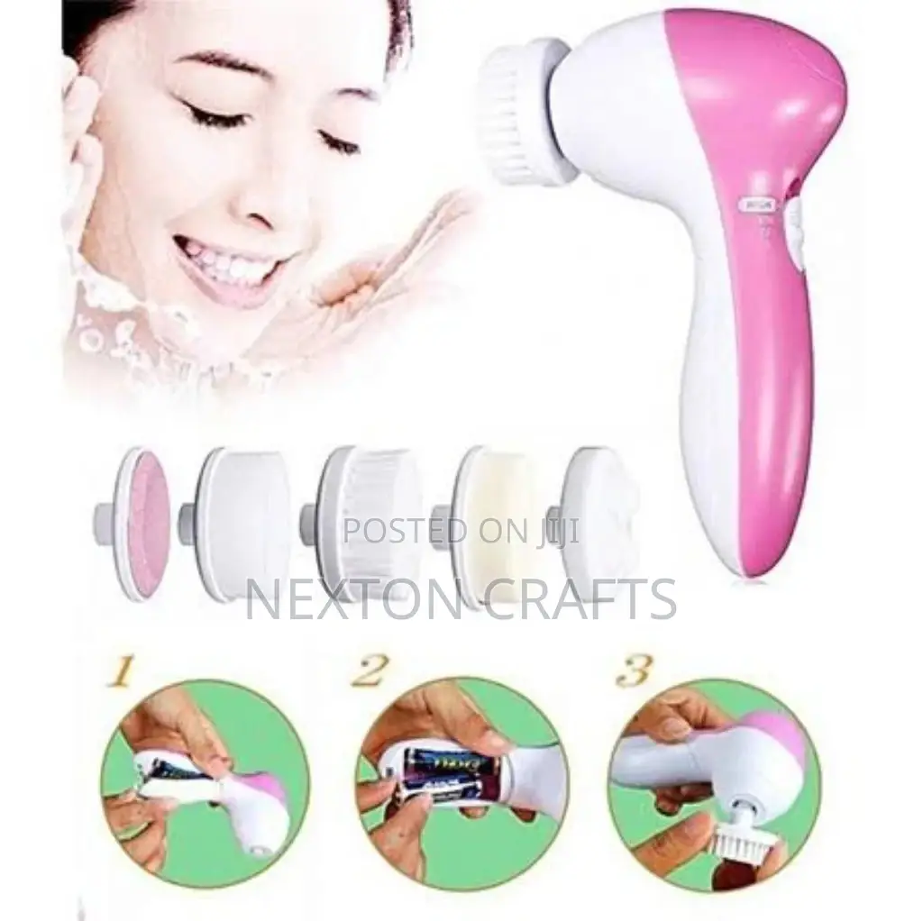 Beauty Care Face Massager With 5 Different Tool