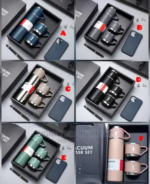 3PCS 304 Stainless Steel Vacuum Flask