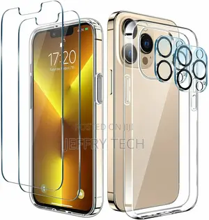 Apple iPhone 13 Pro Max Case Clear Gel Cover Camera Glass