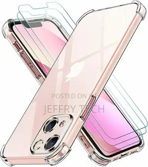 Apple iPhone 13 6.1" Case Clear Shockproof Cover Glass Sc