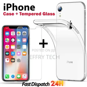 Case + Tempered Glass for iPhone 6s 7 8 Plus SE XS Max XR 11