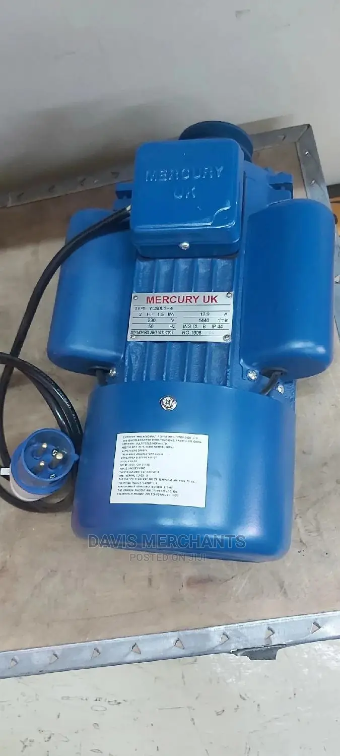 2 HP Single Phase Motor With Power Plug