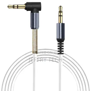 3.5mm Right Angle Stereo Auxiliary Cable 3 Ft