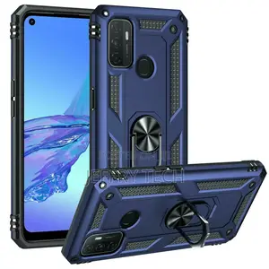 Case for Oppo A53 A15 A53S Shockproof Ring Armor Stand Rugge