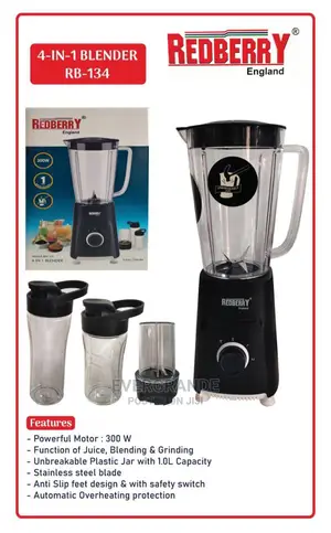 4 in 1 Redberry Blender Now Selling at 3099/=
