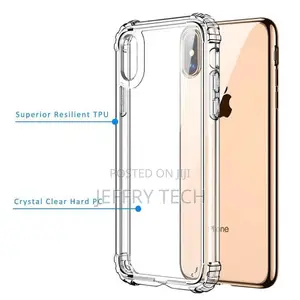 iPhone XS Case, iPhone X Case, Crystal Clear Hard PC Panel D