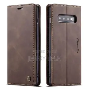 Galaxy S10 Plus Case, Retro PU Leather TPU Inner Wallet Case