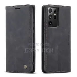 Samsung Galaxy S21 Ultra 5G Case, Retro PU Leather TPU Inner