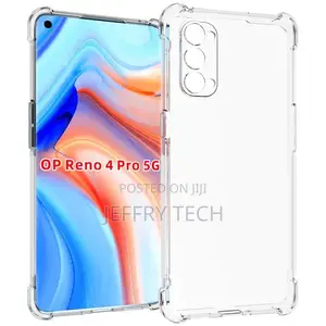 OPPO Reno 4 Pro 5G Case, Transparent Soft TPU Reinforced Cor