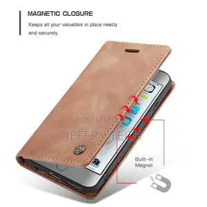 iPhone 6s Plus Case, Retro PU Leather TPU Inner Wallet Case