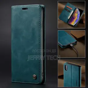 iPhone XS Case, Retro PU Leather TPU Inner Wallet Case [Car