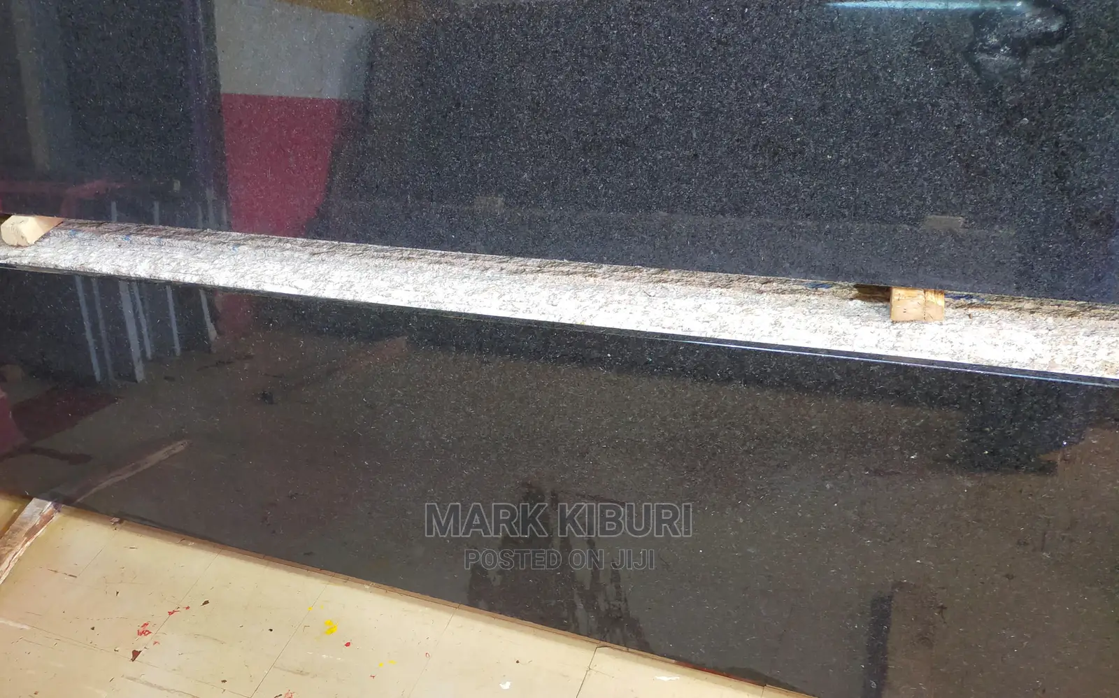 .Black. Granite.