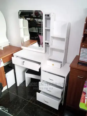 Dressing Table With a Sliding Mirror