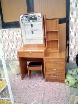 Dressing Table With a Sliding Mirror