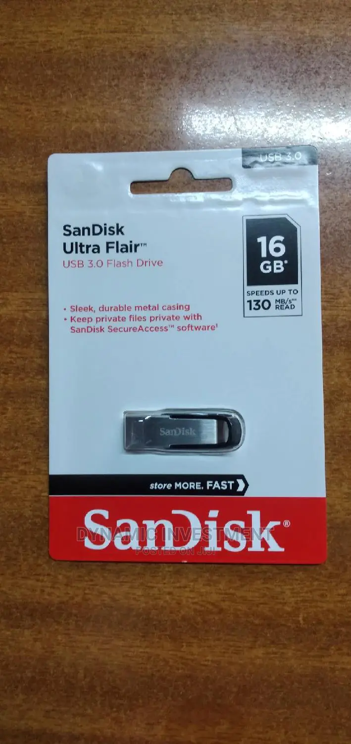 16 Gb Ultra Flair Sandisk Flashdisks