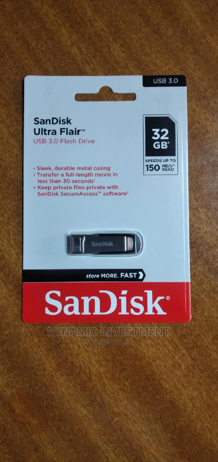32 Gb Ultra Flair Sandisk Flashdisks