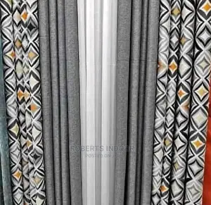 Light Grey Elegant Curtain