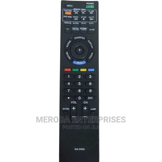 Generic Bravia TV Remote - UNIVERSAL Digital SMART