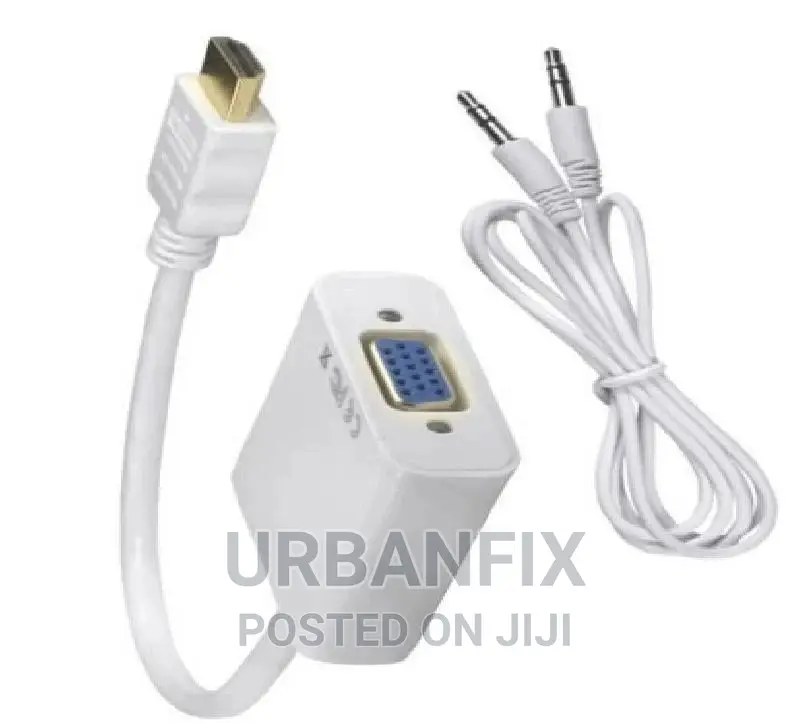 HDMI to VGA Adapter With Audio Cable