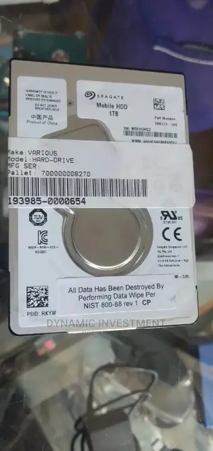 Seagate 1tb Laptop Hardisks