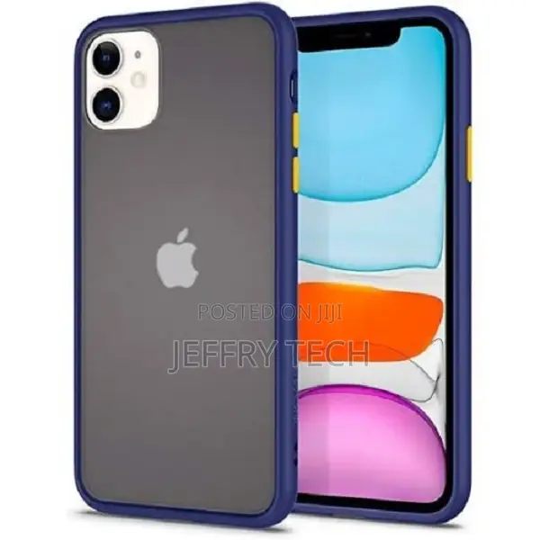 Translucent Matte Shockproof Protective Case for iPhone 11 -