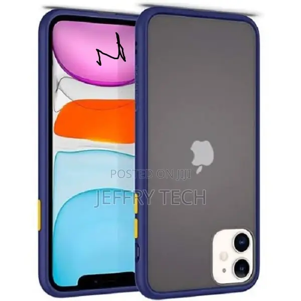 Translucent Matte Shockproof Protective Case for iPhone 11 -