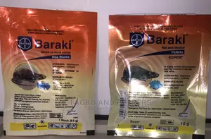 Baraki Rat and Mouse Rodenticide (Block and Pellets)