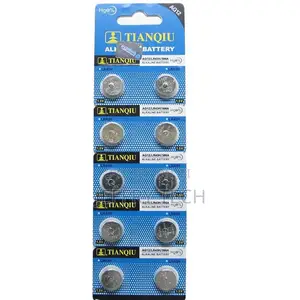 Cell 3V Lithium Battery Lr43 Ag12 Sr43 Lr43sw Sr43