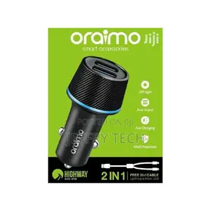 Oraimo Original Oraimo Car Charger With Dual USB Inputs