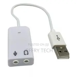 USB 2.0 Audio Headset Microphone Jack Converter