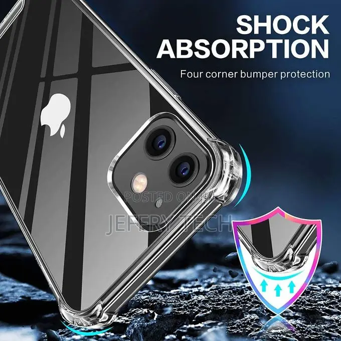 Anti-Shock Transparent Case for iPhone 12/12 Pro
