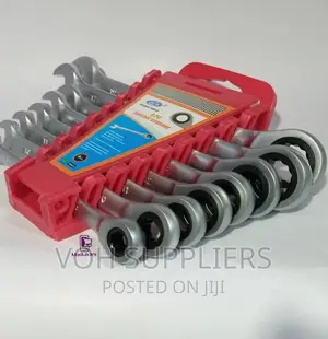 8PCS Ratchet Combination Spanner Set