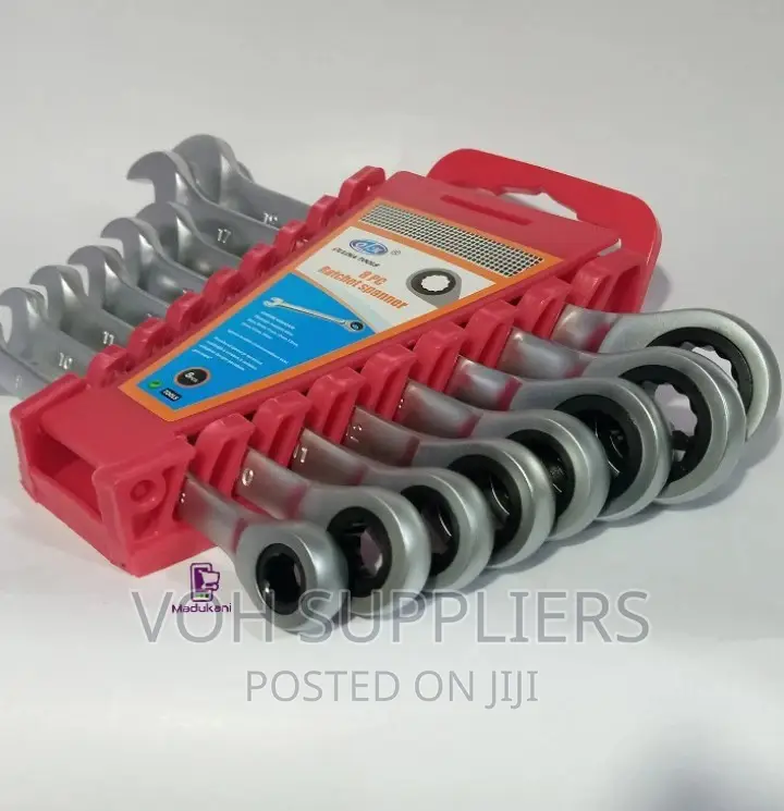 8PCS Ratchet Combination Spanner Set