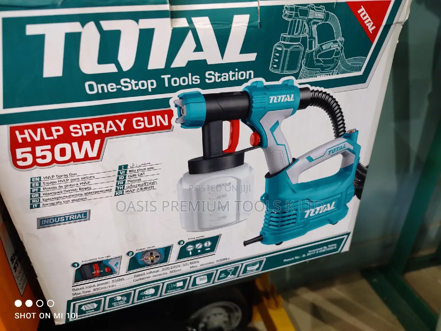 Spray Gun Electric 550W Hvlp