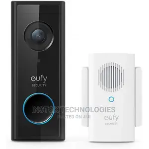 Eufy - Smart Wi-Fi 2K Video Doorbell W/ Chime - Wired/Batter