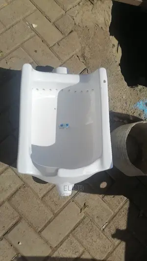 Milky White Urinal Bows